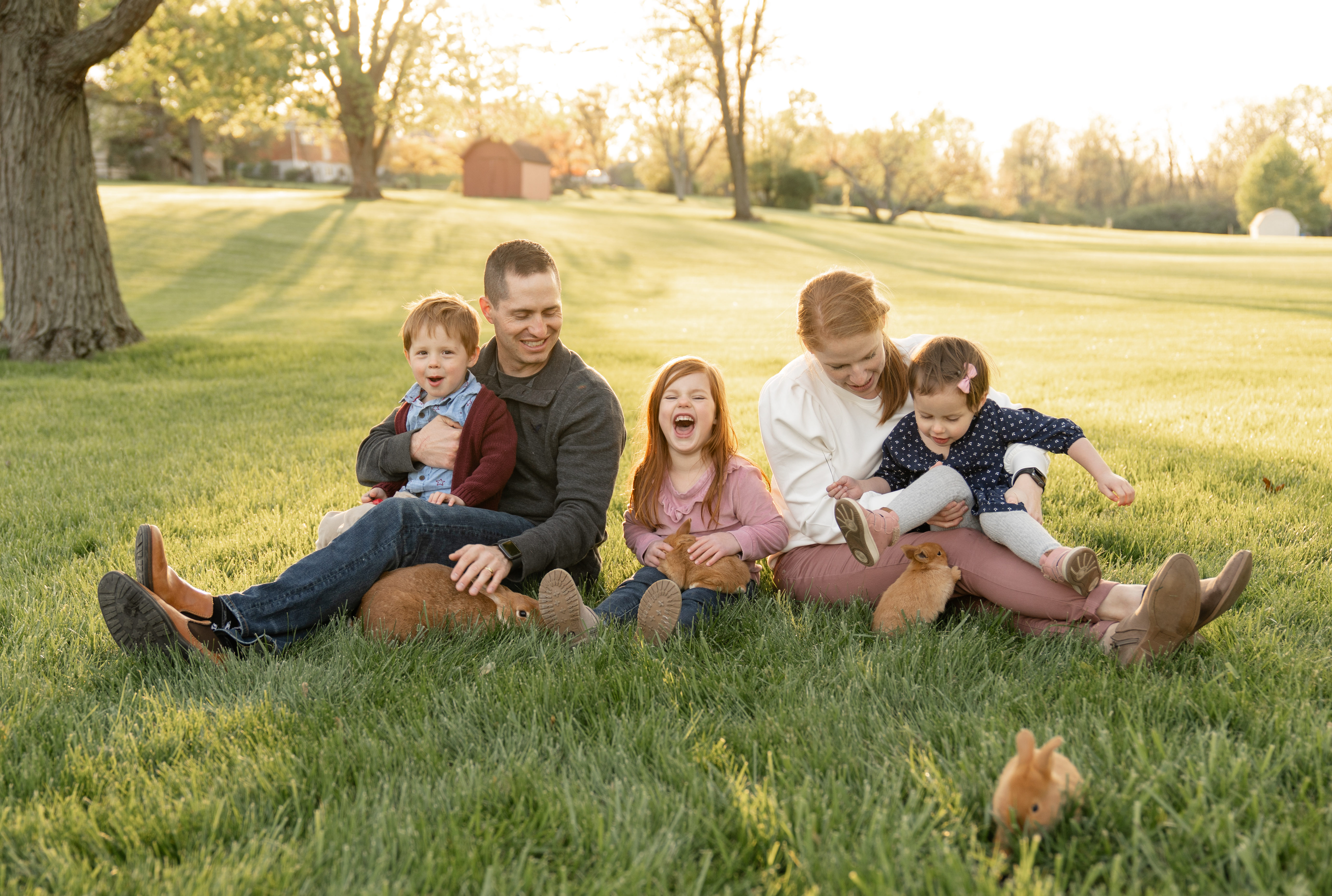 Hudnall family in Cincinnati